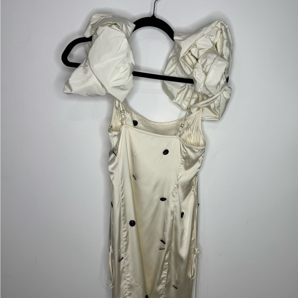 Jacquemus La Mini Robe Chouchou Brodee Mini Dress Off White Women’s Size 36/S - Picture 6 of 8